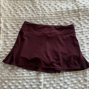 Lululemon play of the pleats tennis skirt!